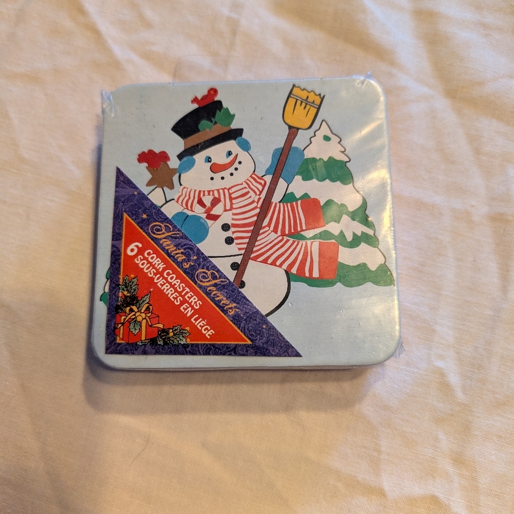 *Free With Purchase Of 20$* Vintage Christmas Coasters